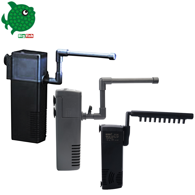 鱼缸过滤器 三合一潜水泵雨淋式鱼缸龟缸内置过滤器水族箱增氧泵