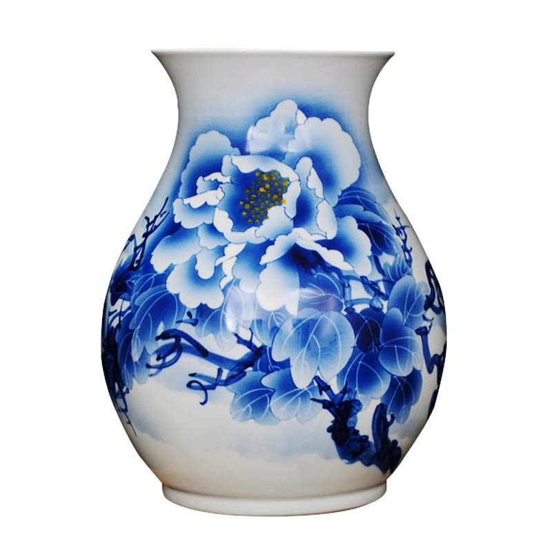 Jingdezhen ceramics hand - made porcelain vases, Chinese style household decorations furnishing articles sitting room decoration porcelain craft