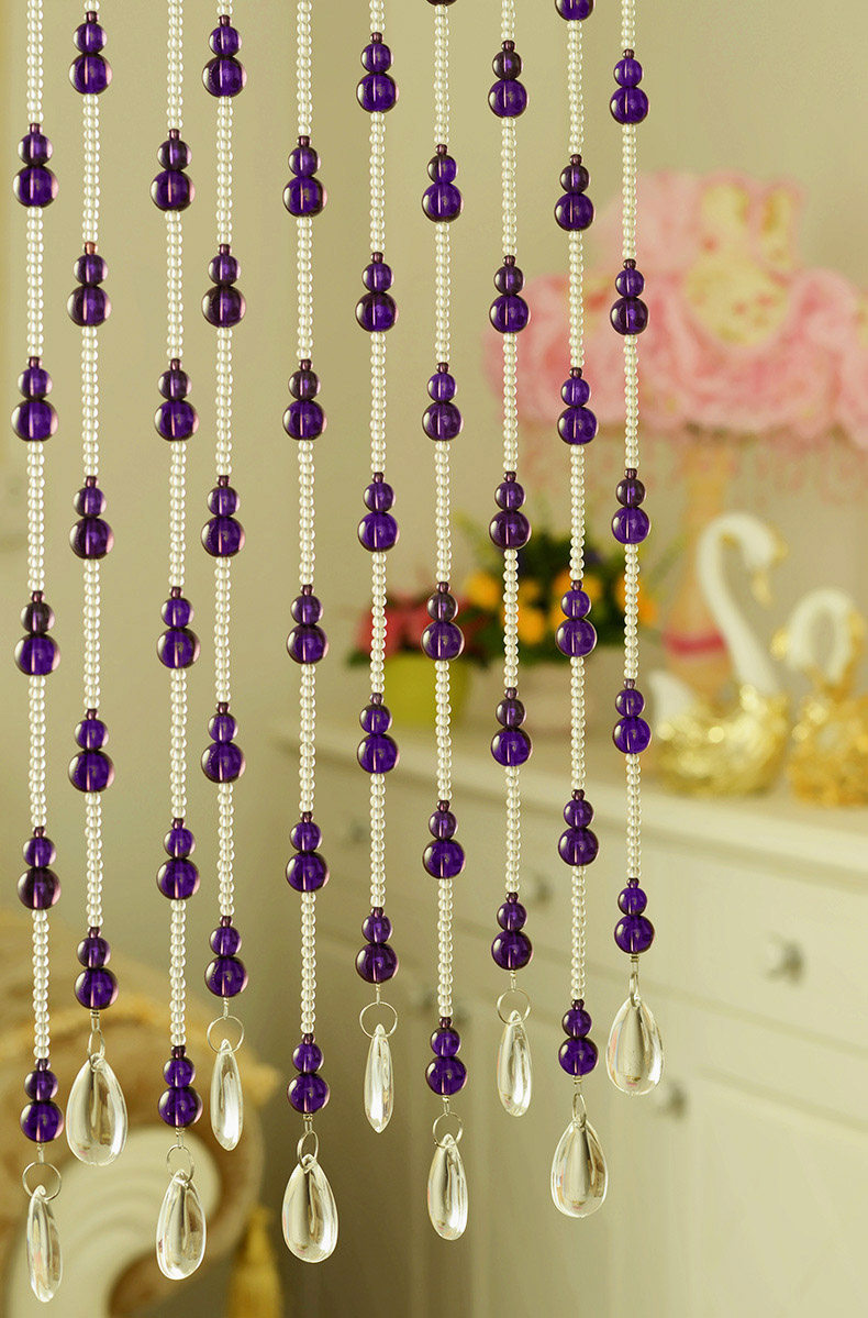 洛曼斯水晶帘子葫芦珠帘 门帘风水玄关隔断客厅吊帘卧室挂帘成品.