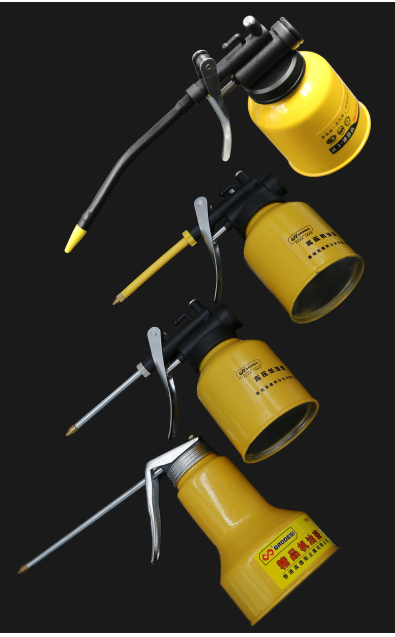 机油壶 机油枪壶加油壶黄油机气动高压注油器手动软管润滑加注器