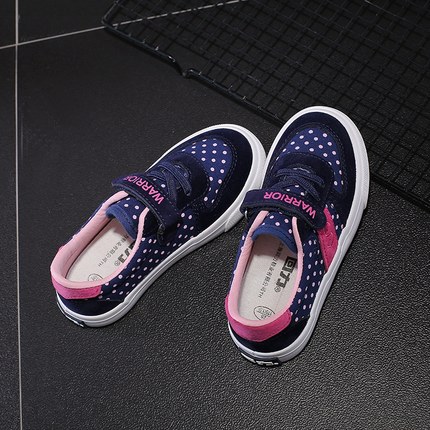 回力童鞋2018秋季新款儿童帆布鞋女童鞋中大