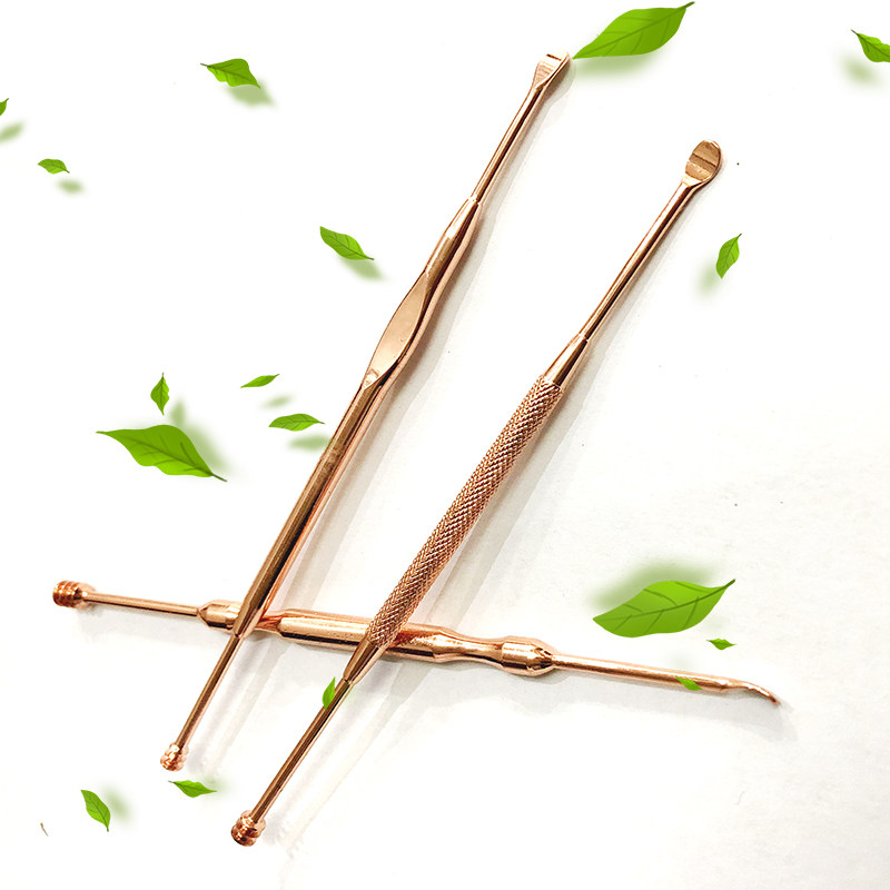 安全挖耳器双头不锈钢螺旋挖耳勺 不伤耳道耳挖 耳扒 掏螺旋 砂光