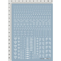 (EVO)MG 1:100 RB02-01 HIQ style (general warning system) special water paste (pure white)