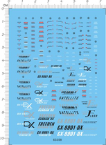 High model HG Double X GX-9901-DX up to DX dedicated water patch (63358)