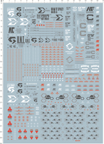 Gundam model HG RX-105 Flash Hathavescosi Gundam Special Water Sticker (63141)
