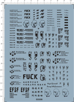 High-end model HG Jesta RGM-96X Jesta (Lund Bell) dedicated water patch (63364)