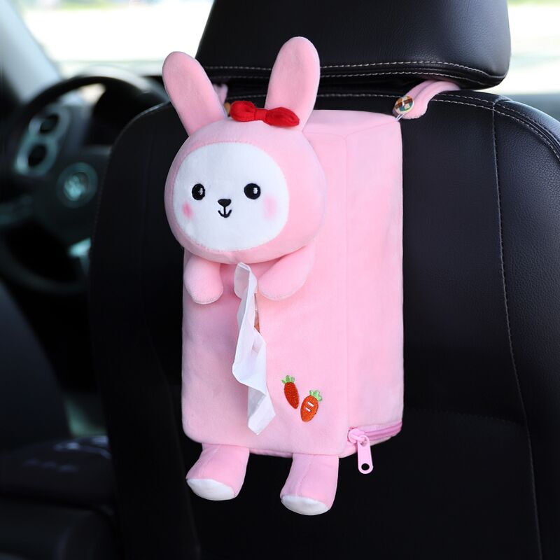 creative car tissue box car with hanging paper drawer car cute leather monkey car interior decoration products