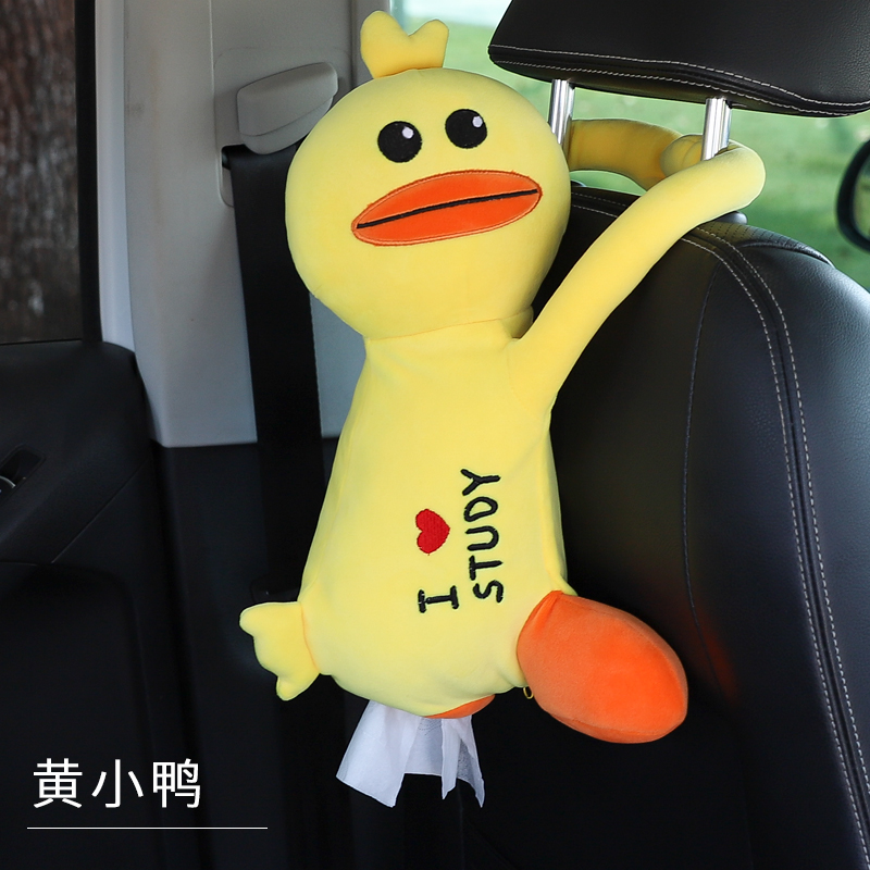 creative car tissue box car with hanging paper drawer car cute leather monkey car interior decoration products