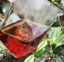 Yunnan Daweishan ecological cooked tea 357g cake tea Puer cooked tea Yunwei ancient tea Daweishan tea