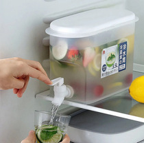 Cold kettle with faucet for refrigerator fruit teapot summer home lemon water bottle kettle cold water bucket cold bubble bottle ice water