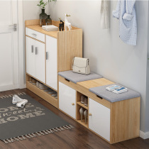 Shoe cabinet shoes stool home door creative Nordic shoes stool sitting bench storage cabinet door storage stool