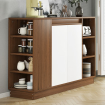 Large capacity dining side cabinet integrated by wall Home modern minimalist light extravagant and versatile economic and creative shelf