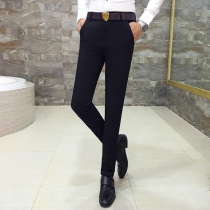 Autumn trousers mens youth fashion casual pants Korean slim foot pants mens trend trousers dress to work