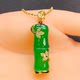 Genuine Sand Gold Porcelain Pendant Women's Festival High Rise to Win the Fortune Golden Necklace Porcelain Pendant Genuine Sand Gold Porcelain Pendant Women's Festival High Rise to Win the Fortune Golden Necklace Porcelain Pendant