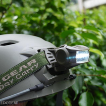 Black hole D military and civilian tactical helmet lamp head with light LED outdoor headlight 70 lumens EDC travel lighting