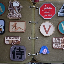 Military Magic Sticker Arms Chapter Backpack Sticker Memorial Embroidery Military Fans Accessories Individuality Outdoor Tactical Chest Sticker Morale Shoulder Badge