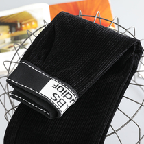 Girls Corduroy wide leg pants 2021 new spring and autumn high waist straight children gold velvet foreign style casual wide leg pants