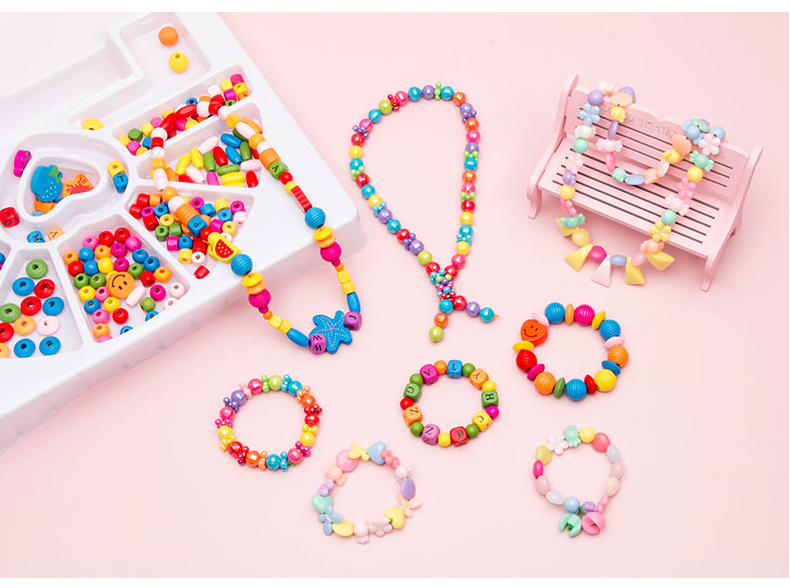 厂家儿童百变手链魔法串串珠手工制作diy项链变形宠物精灵女孩玩