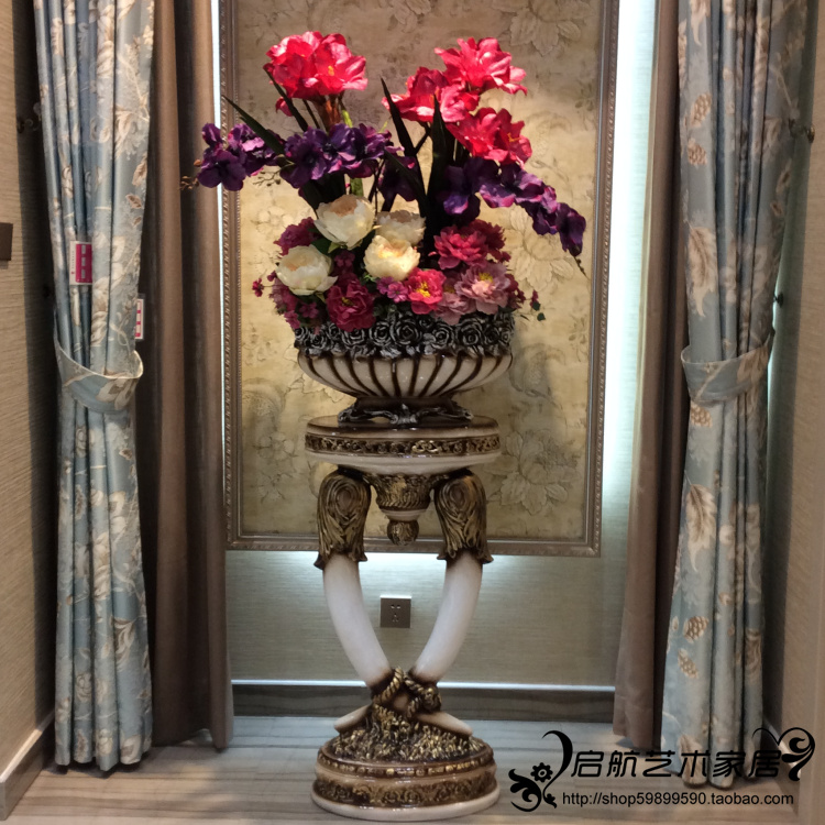 Large Vintage European Style Living Room Floor Large Vase