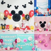 Photo studio shooting background cloth 100 days childrens photo photography cartoon cute creative birthday scene background paper