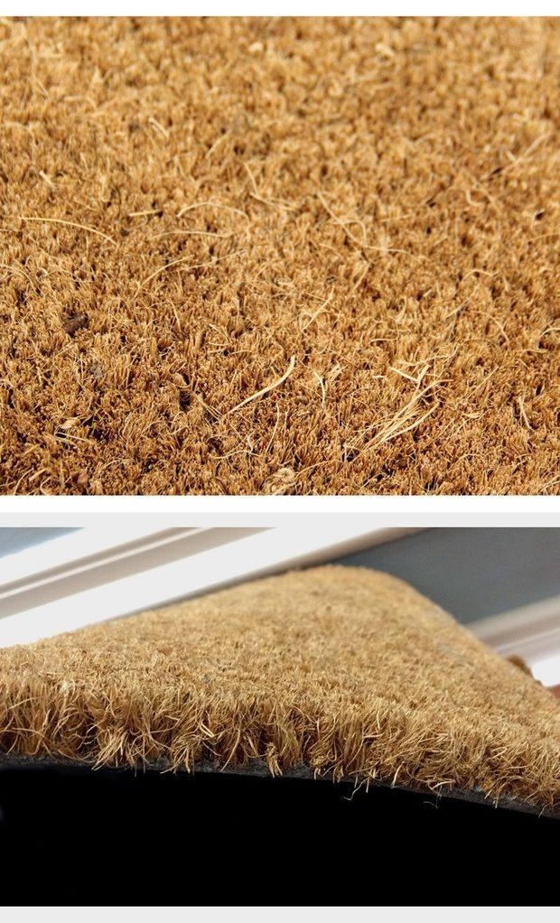 定制印度进口椰棕门垫防滑进门门厅地垫入户门口蹭土家用棕榈地毯