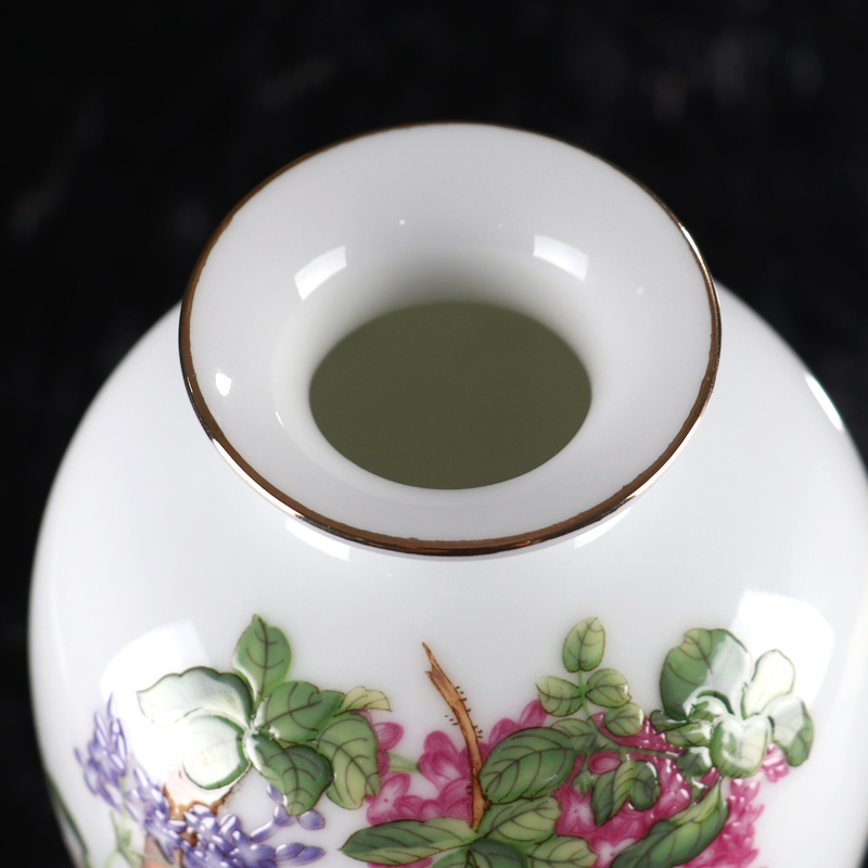 Manual empresa fuels the jingdezhen ceramic vase wine furnishing articles sitting room dry flower arranging flowers small thin craft ornaments