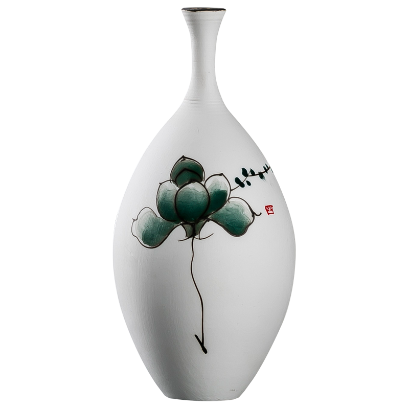 Jingdezhen hydroponic floret bottle ceramic fresh flower implement creative mini vase furnishing articles flower arranging special offer a clearance in the living room