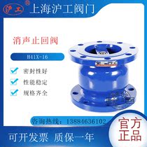 Shanghai Hugong Valve HC41X-16Q anechoic flange check valve Check valve Ductile iron DN50 65 100