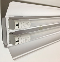 T8LED lamp tube assorted lamp frame empty package empty frame double pipe single pipe with hood bracket single cover lamp energy saving and power saving engineering