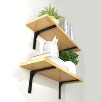 Wall Shelves Wall Partitions Lined Shelf Wall Wall-mounted Retro Iron Art Bookshelves Wall Laminate Triangle Trim Shelf