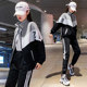 Sportswear women's suit 2020 spring and autumn hip-hop tide brand ins fashion handsome casual loose two-piece suit Sportswear women's suit 2020 spring and autumn hip-hop tide brand ins fashion handsome casual loose two-piece suit