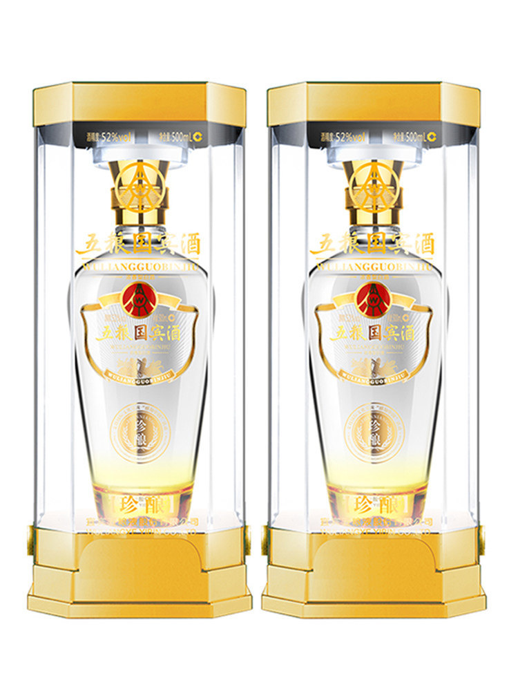 五粮国宾酒珍酿500ml*6瓶-食尚吃货