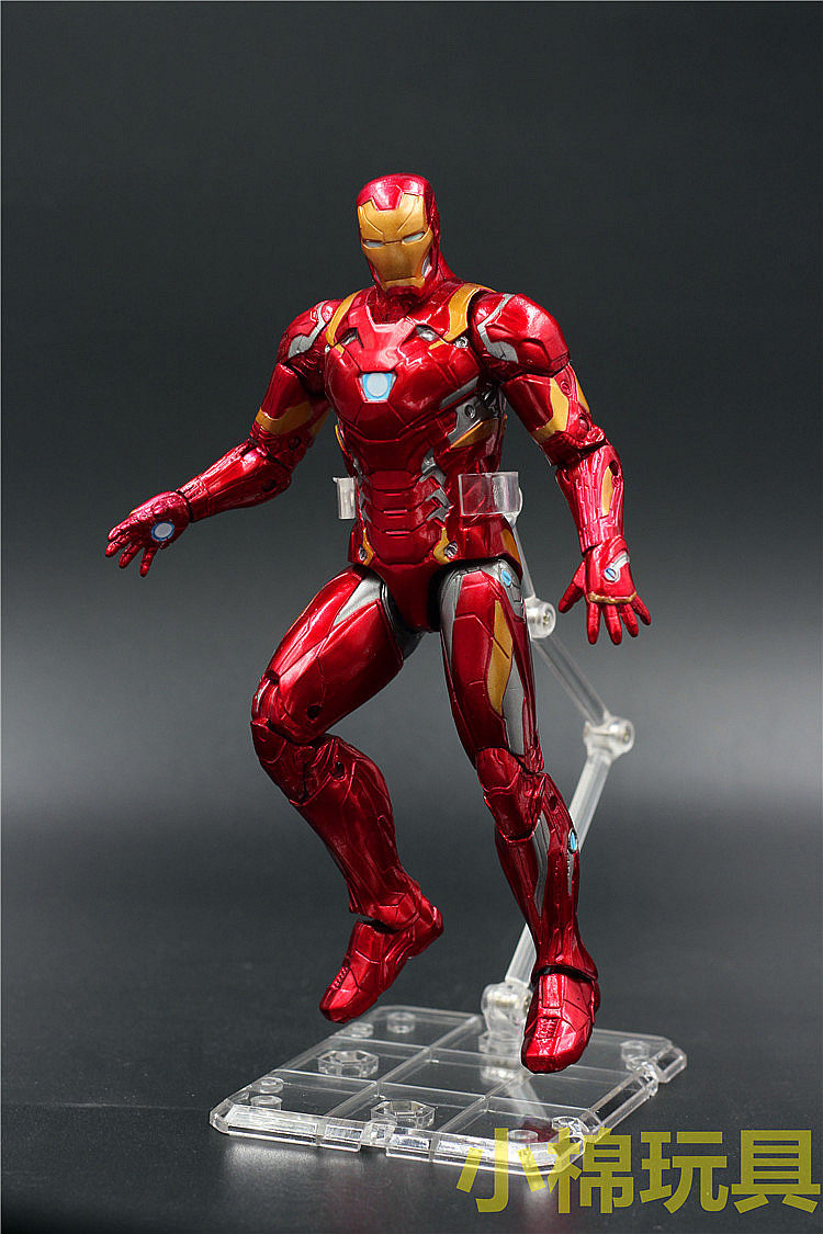 复仇者联盟2英雄shf 钢铁侠 mk43 山口可动手办模型公仔玩具盒装