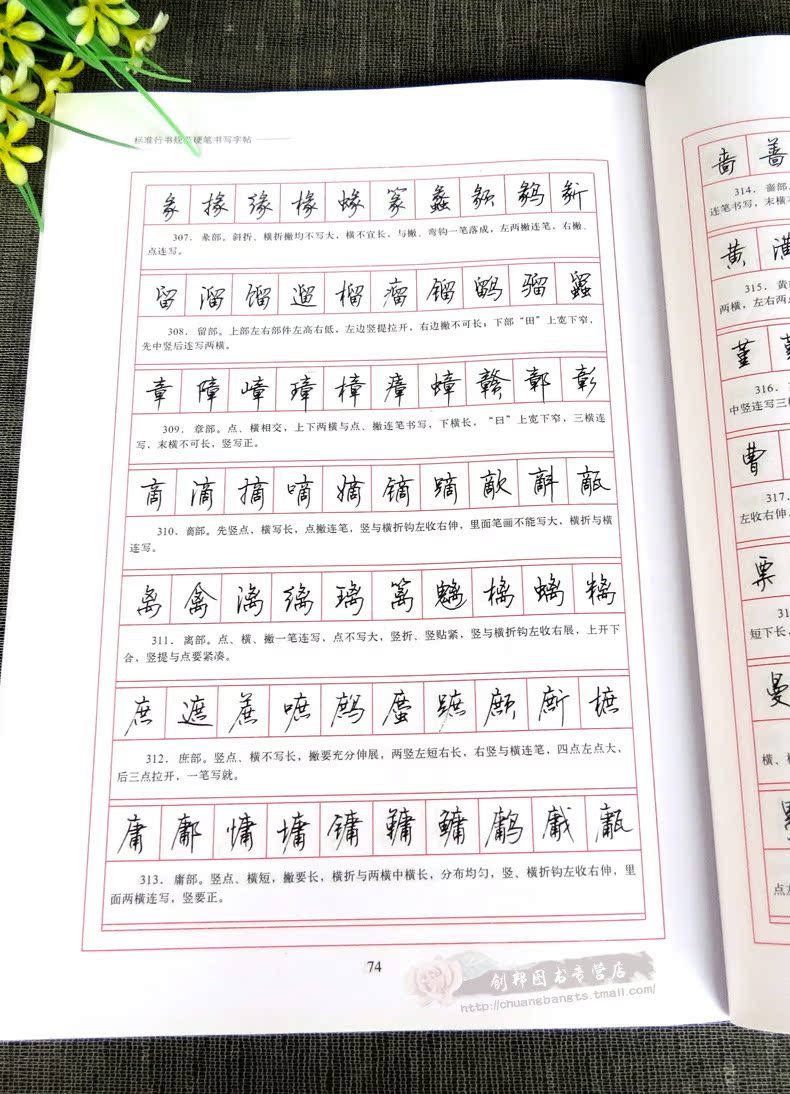 【量大从优【满2件减3元】包邮标准行书规范硬笔书写字帖顾仲安钢笔
