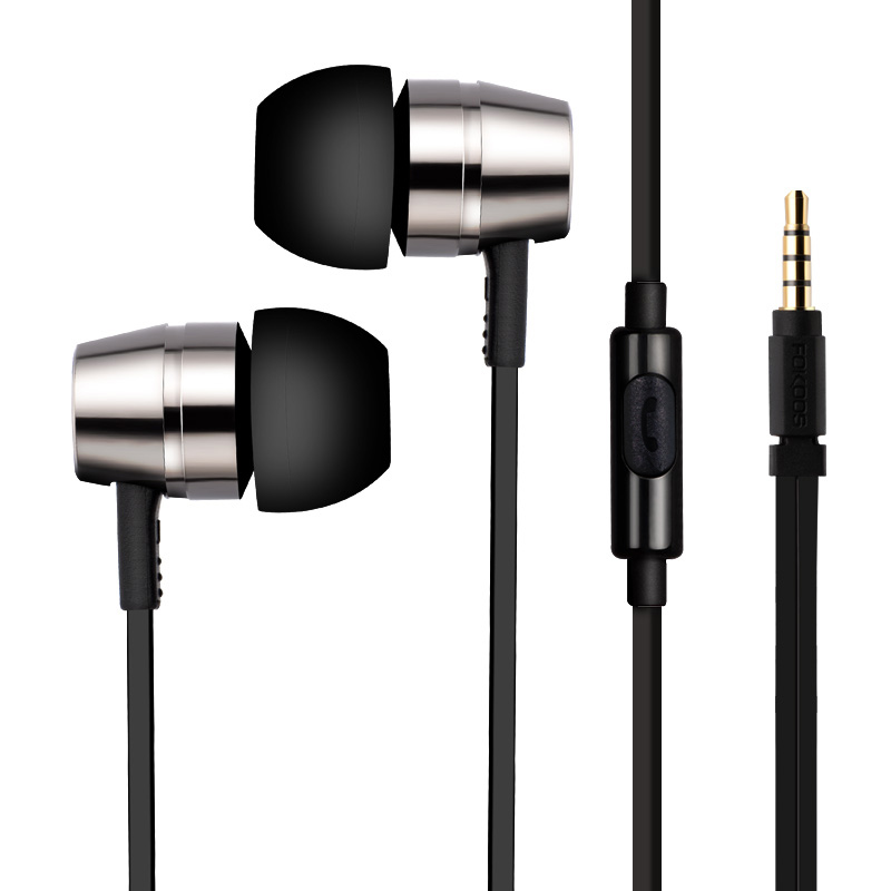 Fokoos X1通用入耳式耳机魔音重低音面条耳塞安卓手机带麦有线子产品展示图5