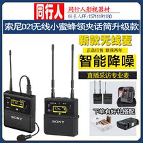 Sony Sony D21 wireless bee collar clip microphone D11 upgrade SLR live interview microphone