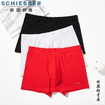 Germany sophisticated underwear men's boxer shorts modal mid waist comfortable breathable boxer shorts solid color bottoming head