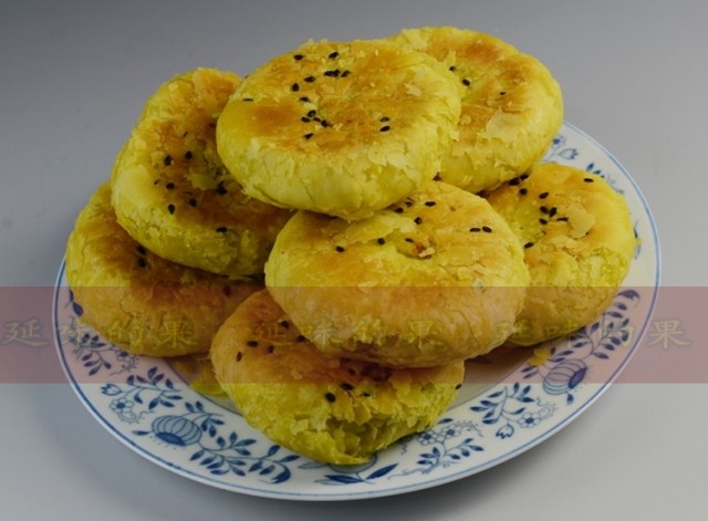 甘肃岷县双喜点心岷县苦荞麦枸杞酥皮五仁点心传统糕点月饼包邮