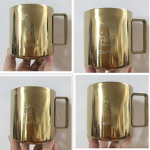 Stainless steel cup coffee cup double-layer anti-scalding cup drinking cup tableware custom printed LOGO cup childrens water cup