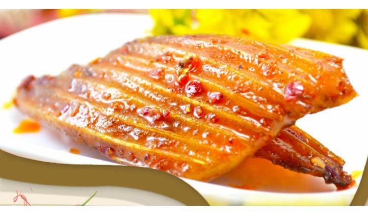 好照头黄金渔翅零食30g*40包好兆头鱼排鱼刺干湖南特产香辣味小吃