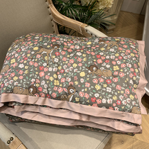 60 pure cotton children Soybean Spring Autumn Quilt Washable Kindergarten Quilt Full Cotton Long Suede Cotton Baby Winter Quilt Core Thickness