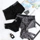 ຄູ່ໃຫມ່ underwear ແມ່ຍິງ lace ice ໄຫມ seamless sexy ຂ້າມ underwear ຮ້ອນຊຸດ summer ຜູ້ຊາຍ boxer briefs