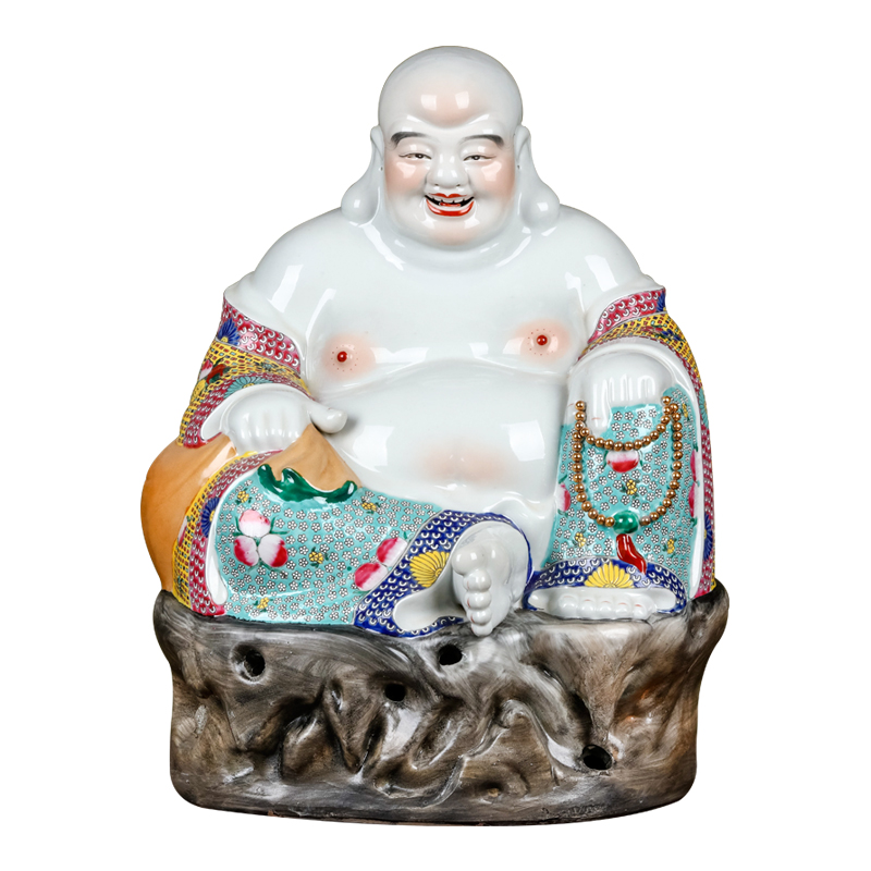 Jingdezhen ceramics by ocean 's stone statues of Buddha temple consecrate lucky furnishing articles home decorations and gifts