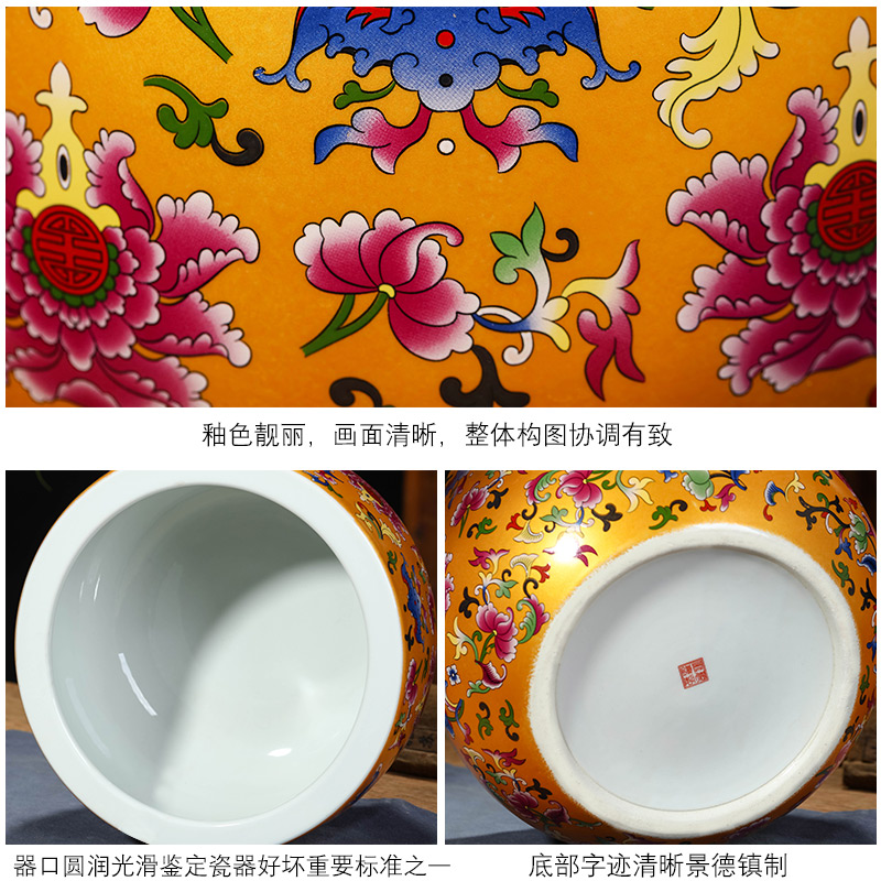 Cornucopia of TV ark, porch is decorated China feng shui plutus jingdezhen ceramics handicraft opening gifts