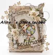 Cut template DIY mold cutting die greeting card album Scrapbook making tool flower background