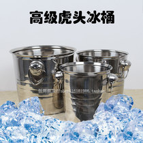Coke barrel stainless steel barrel thickened large tiger head stainless steel champagne bucket ktv ice barrel red wine barrel beer barrel