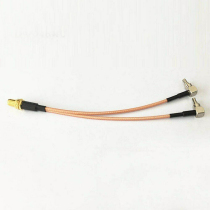 RP SMA female Jack 2 crc9 male splitter fit rg316 coaxial cable