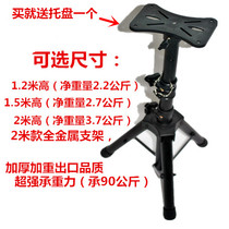 Thickened thickened metal floor-standing telescopic speaker bracket Speaker triangle tripod Stage audio bracket rack