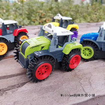 Old customers give back price Children electric stunt somersault cross-country farmer car automatic roll childrens toys 2