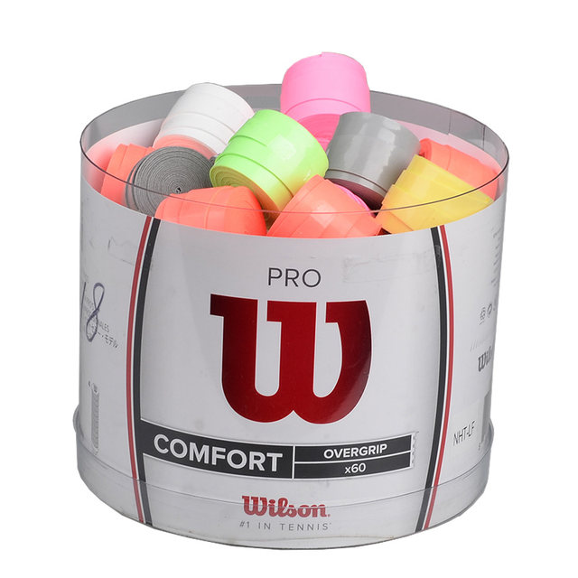 Wilson Wilson Hand Glue Sweat-Absorbent Net Badminton Racquet Federer Pro Glossy Sticky Thin Perforated Grip Grip